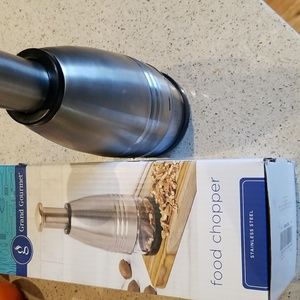 Grand Gourmet chopper NWTS in box stainless steel